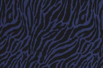 Viskose Webware, "Klara", Animal Print, blau, 0,5 m